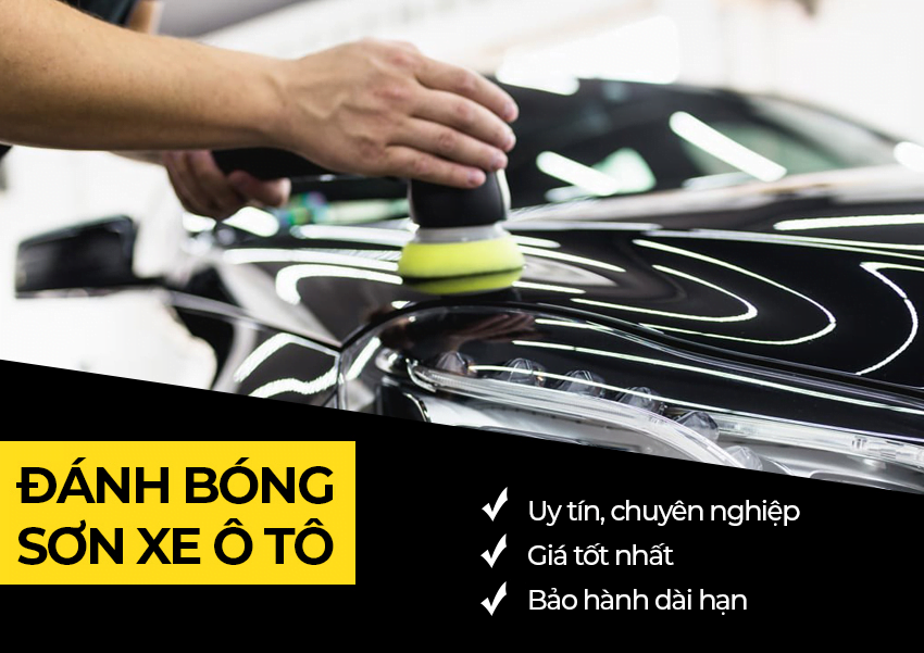 sơn phục hồi đánh bóng xe ô tô tại quảng ngãi
